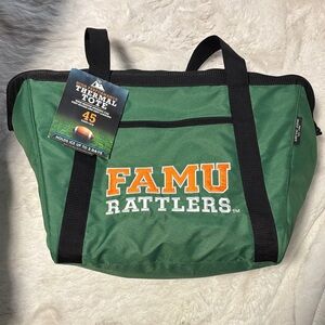 Green FAMU Rattlers Thermal Tote Bag